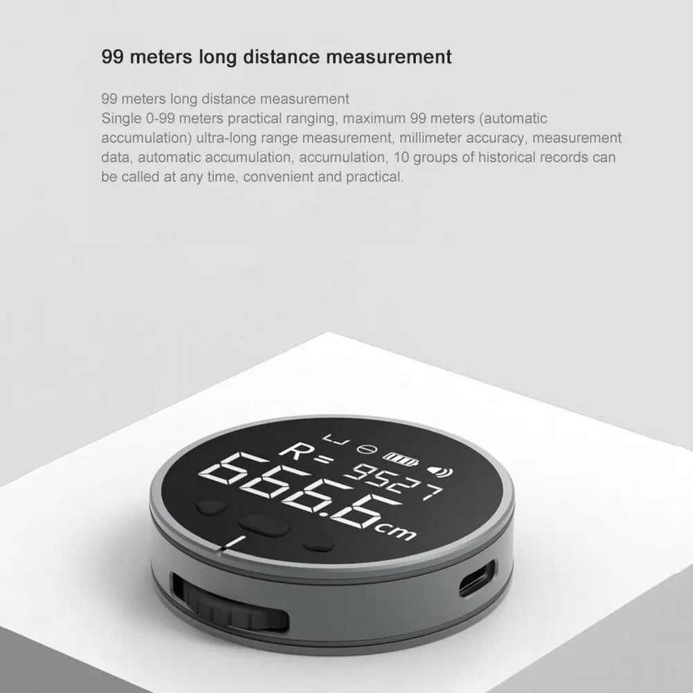 Distance Measuring Instrument Electronic Measuring Ruler Tape Measure High Definition Digital LCD High Precision Electronic Measuring Ruler Tool cjdropshipping