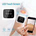 Intelligent Home Use Electric Intelligent Kneading Heating Knee Massager Rechargeable Pain Relief Infrared Laser Vibration Knee Massager cjdropshipping