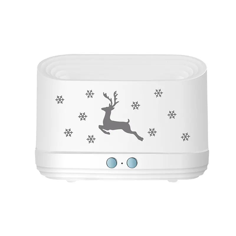 Elk Flame Humidifier Diffuser Mute Household Atmosphere Lamp Christmas Home Decorations cjdropshipping