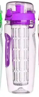 32Oz Fruit Infusing Infuser Water Bottle Water Fruit Bottle BPA Free Plastic Sport Fruit Infuser Water Bottles With Infuser Juice Shaker Drink Bottle Of Water cjdropshipping