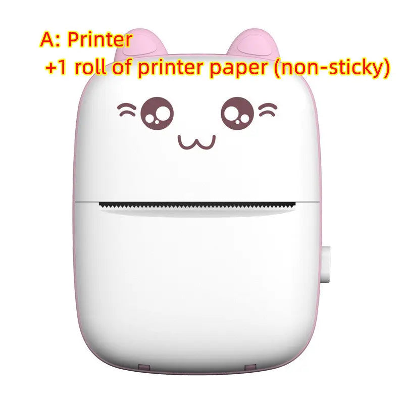 Mini Printer Portable Mini Bluetooth WiFi New Wrong Printer Mobile Phone Photo Title Note Hot Print Pocket Student Error Label Printer cjdropshipping