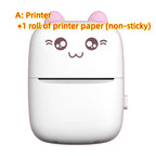 Mini Printer Portable Mini Bluetooth WiFi New Wrong Printer Mobile Phone Photo Title Note Hot Print Pocket Student Error Label Printer cjdropshipping