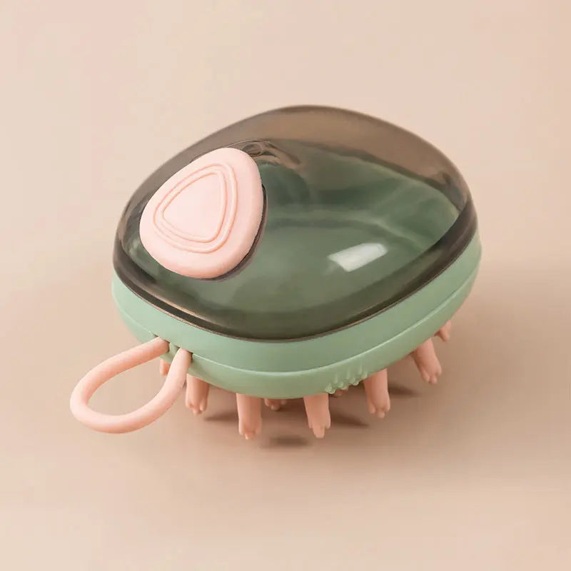 New 2 In 1 Pet Cat Dog Cleaning Bathing Massage Shampoo Soap Dispensing Grooming Brush Pets Supplies cjdropshipping