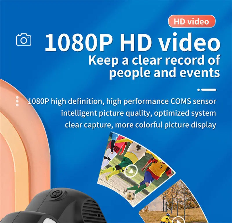 Retro Mini Camera With Screen Indoor Home Outdoor 1080p HD Portable Very Small Camera Video Support Holiday Gifts cjdropshipping
