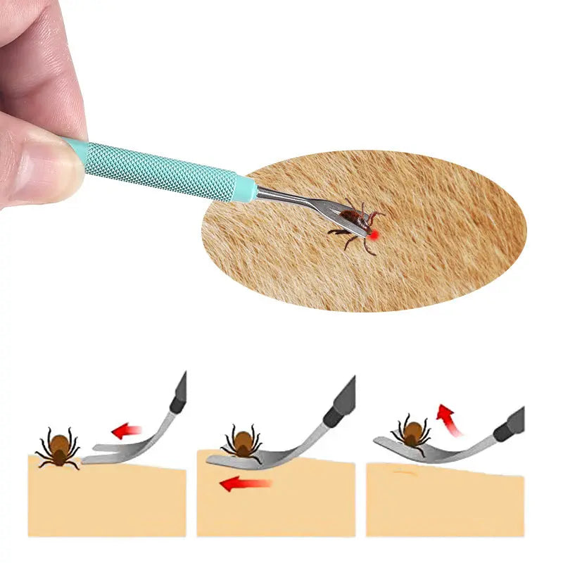Pet Stainless Steel Tweezers Tool cjdropshipping