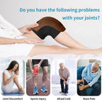 Intelligent Home Use Electric Intelligent Kneading Heating Knee Massager Rechargeable Pain Relief Infrared Laser Vibration Knee Massager cjdropshipping