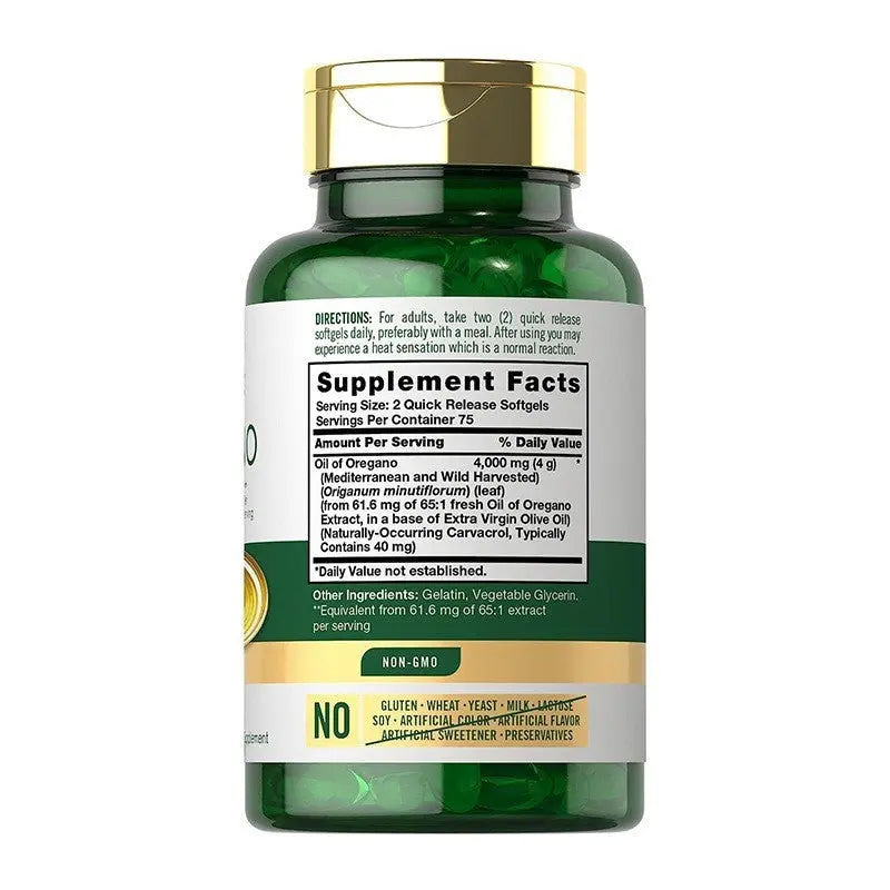 Health Care Products Oregano Oil Capsule Dietary Supplement Soft Capsules cjdropshipping