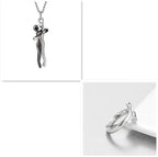 Love Hug Necklace Unisex Men Women Couple Jewelry Simple Temperament Clavicle Chain Valentines Day Lover Gift cjdropshipping