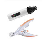 Multifunctional Magnifying Glass Pet Nail Clippers With Light cjdropshipping