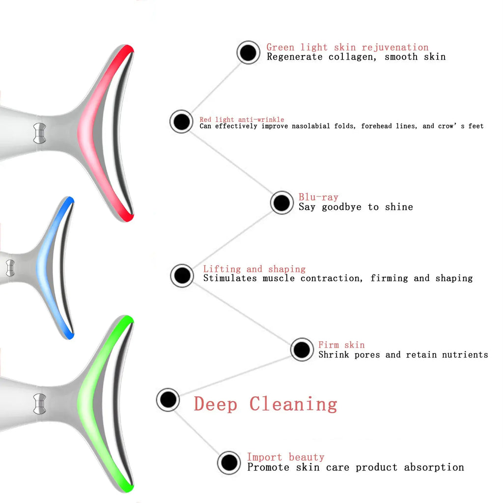 Color Light Neck Beauty Instrument Neck Massage Beauty Instrument cjdropshipping