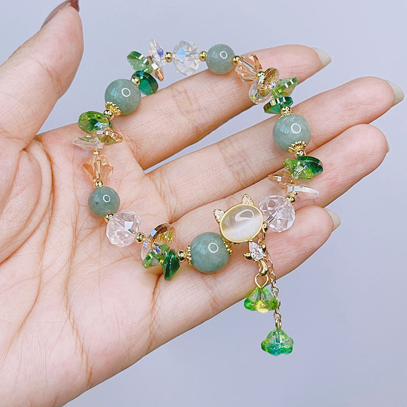 Super Micro Inlaid Cat Fashion Bracelet