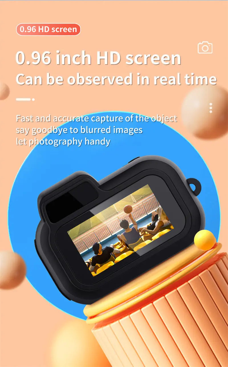Retro Mini Camera With Screen Indoor Home Outdoor 1080p HD Portable Very Small Camera Video Support Holiday Gifts cjdropshipping