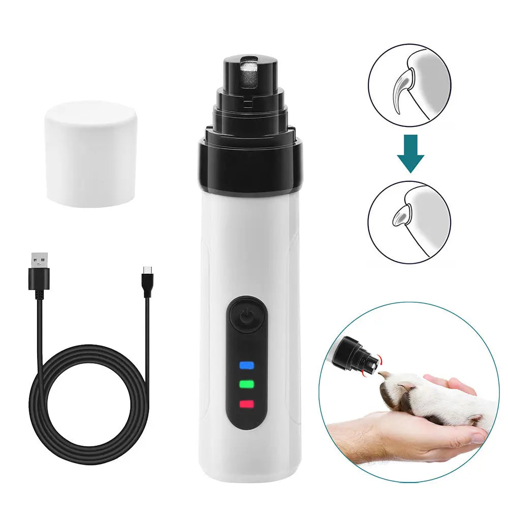 Multifunctional Magnifying Glass Pet Nail Clippers With Light cjdropshipping