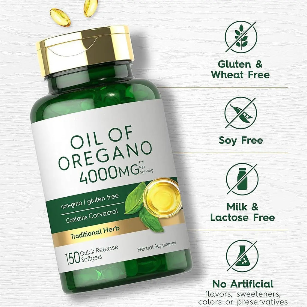 Health Care Products Oregano Oil Capsule Dietary Supplement Soft Capsules cjdropshipping
