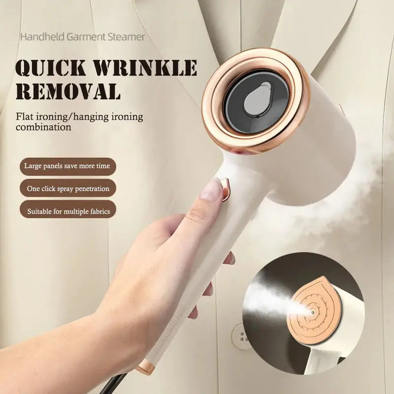 Mini Portable Handheld Garment Steamer Fabric Steam Iron For Clothes Travel Home Appliances Vertical US Plug Ironing Machine cjdropshipping