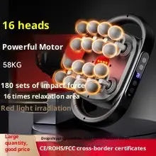 Muscle Relaxation Massager Multi-head Massage Gun Deep Tissue Body Fitness Muscle Electric Relax Massager For Back Shoulders Legs Foot 16 Heads cjdropshipping