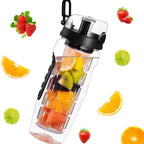 32Oz Fruit Infusing Infuser Water Bottle Water Fruit Bottle BPA Free Plastic Sport Fruit Infuser Water Bottles With Infuser Juice Shaker Drink Bottle Of Water cjdropshipping